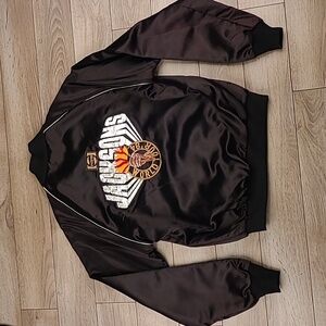 JACKSONS 1984 World Tour Pepsi Embroidered Satin USA S‎ Mens Jacket RARE VTG 80s